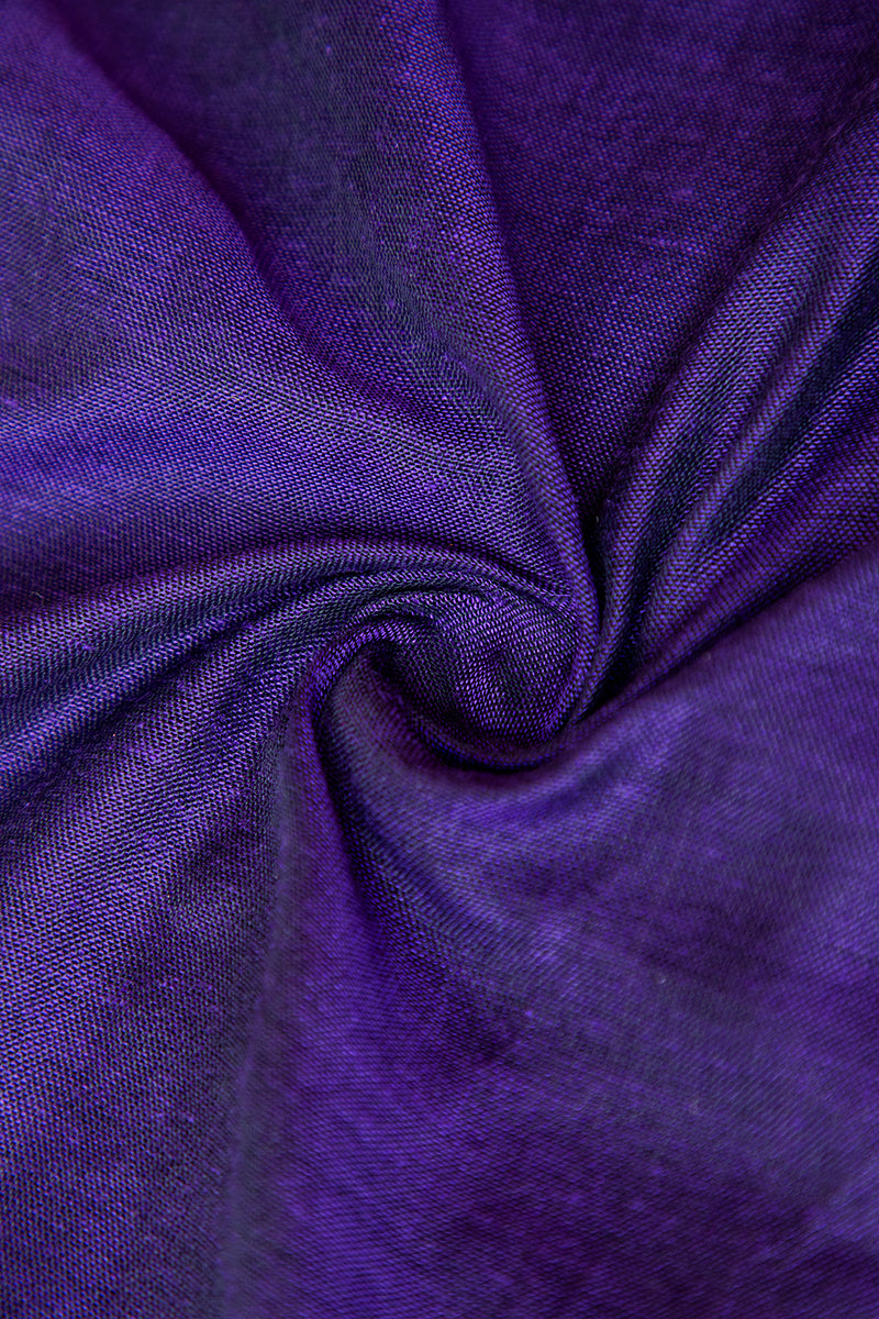 Royal Purple & Gold Zari Khadi Cotton Saree